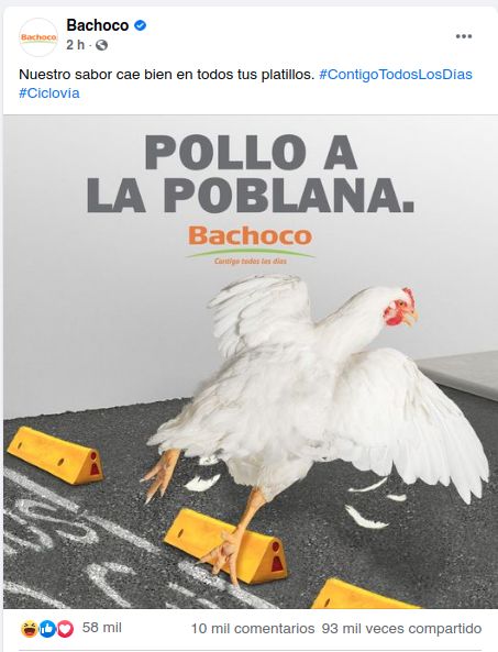 Bachoco viraliza "pollo a la poblana"